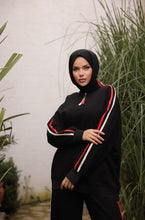 Charger l'image dans la galerie, Casual Tracksuit - Black &amp; Red
