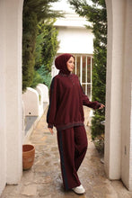 Load image into Gallery viewer, Casual Tracksuit - Burgundy
