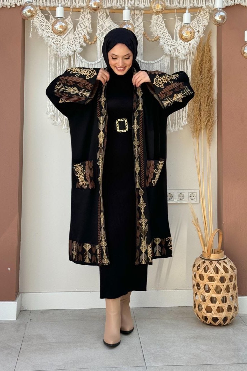 Long Elegant Trico jacket