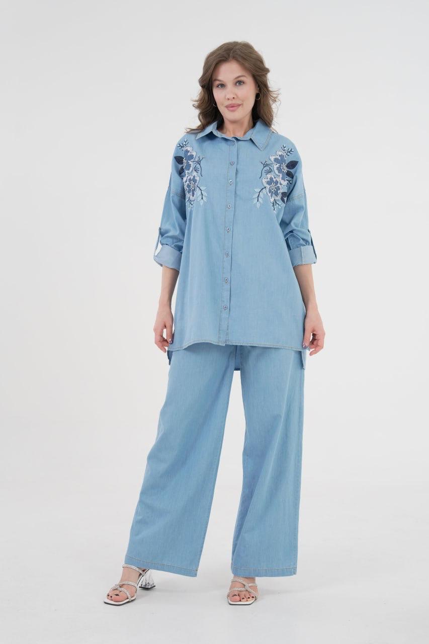 Casual Jeans Flower Set