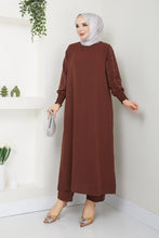 Charger l&#39;image dans la galerie, Long Tunic Embroidered Set
