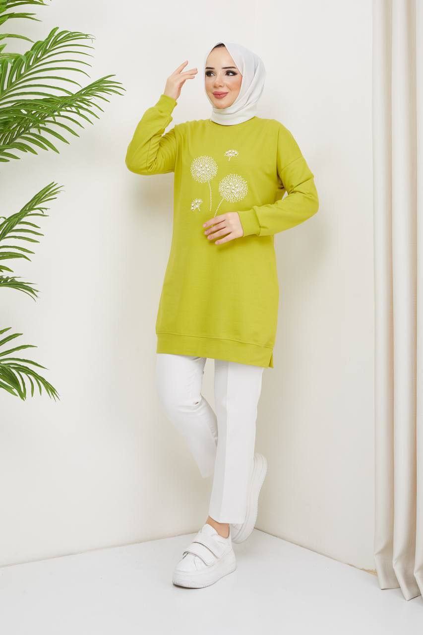 Plain Embroiderd Tunic