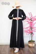 Load image into Gallery viewer, Elegant Embroidered Abaya
