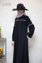 Load image into Gallery viewer, Elegant Abaya with rhinstones
