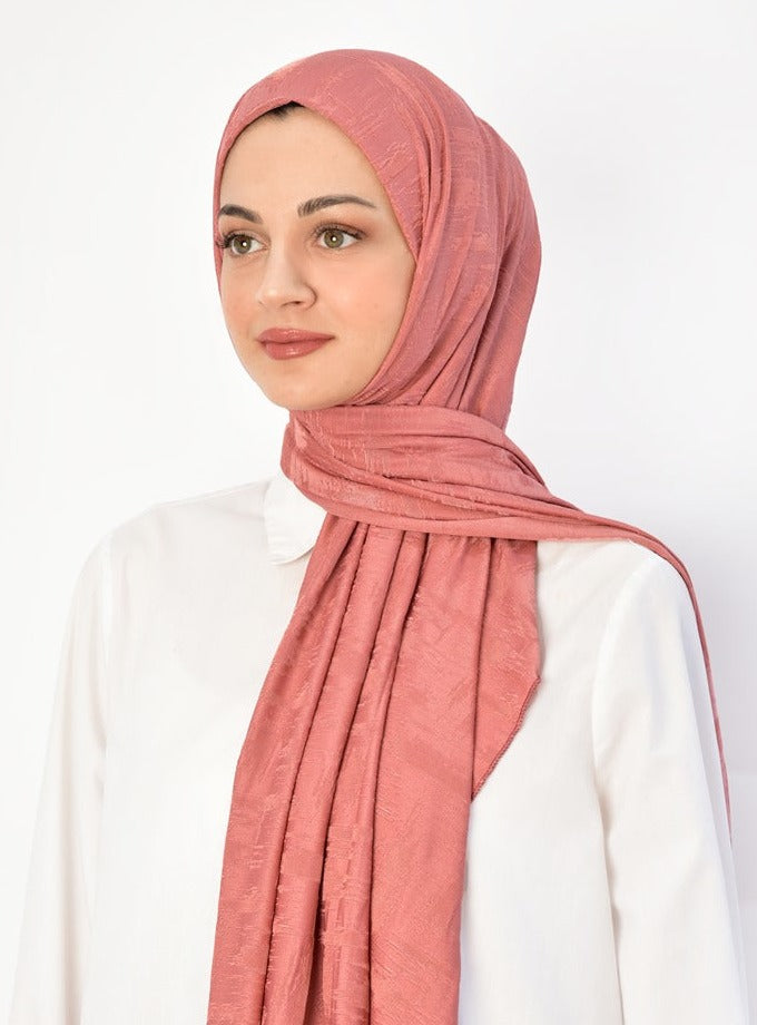 Luxury Lycra Hijab - Peach