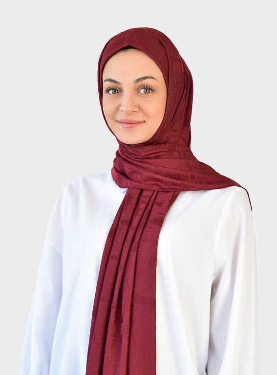 Luxury Lycra Hijab - Marron