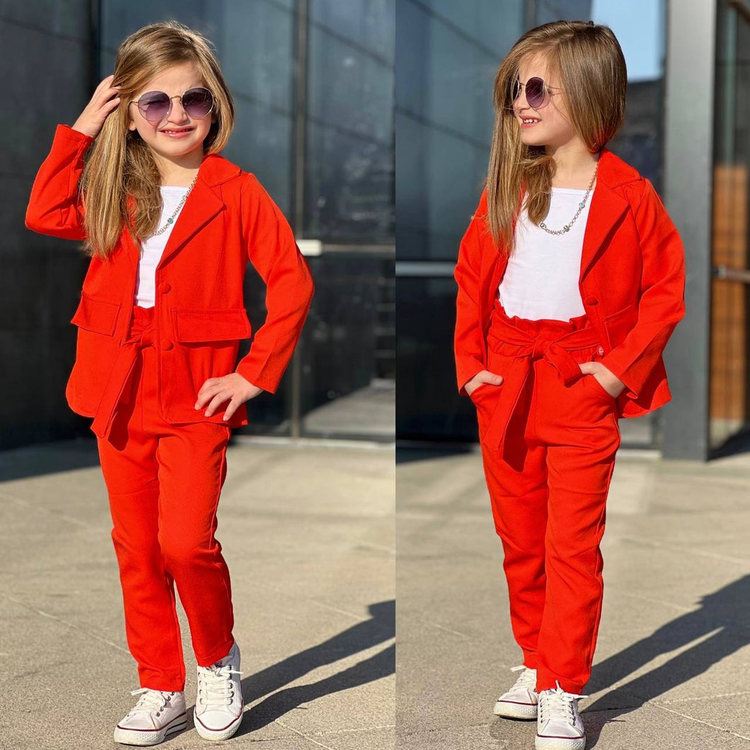 Red girls clearance blazer